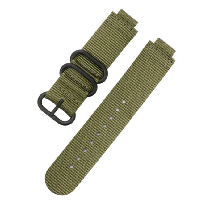 g.ny3 .11 Main Green StrapsCo Woven Nylon Watch Band Strap for Garmin Forerunner 220230235620630735