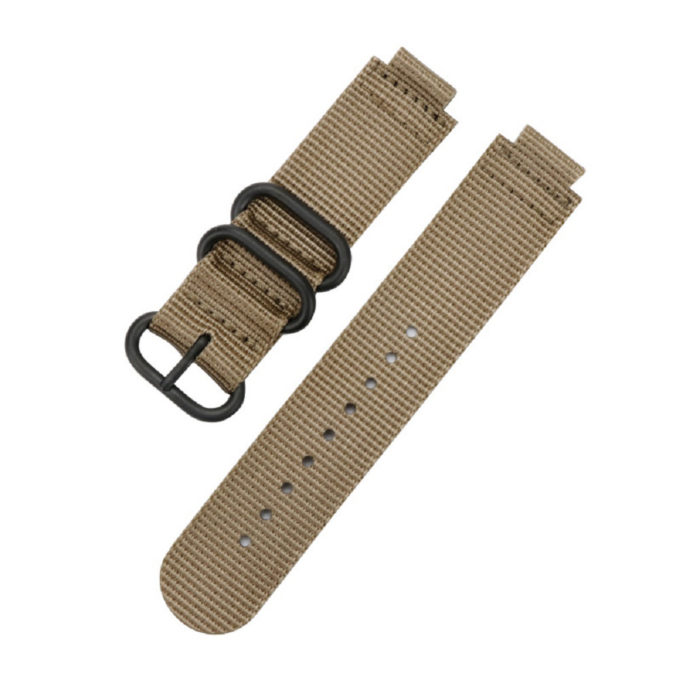 g.ny3 .17 Main Khaki StrapsCo Woven Nylon Watch Band Strap for Garmin Forerunner 220230235620630735