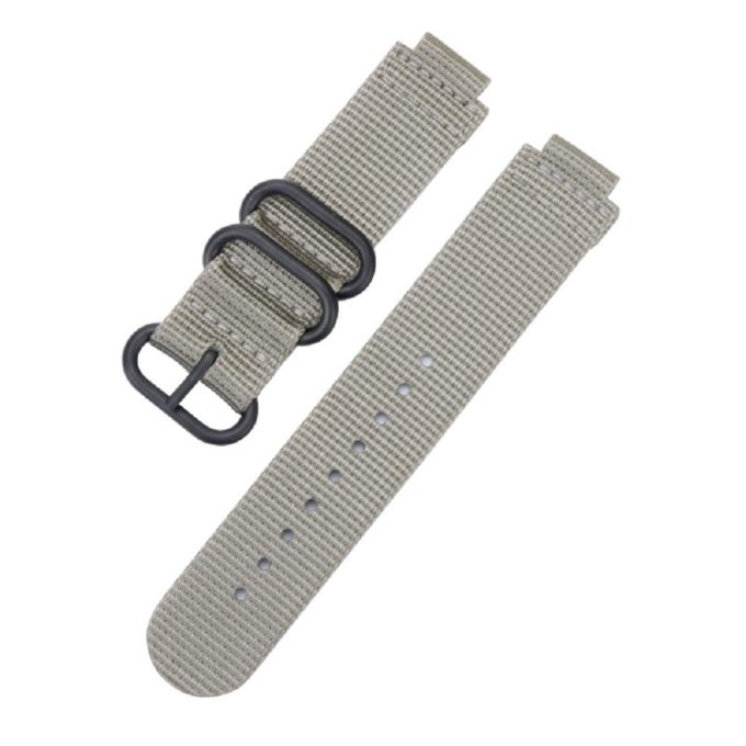 g.ny3 .7 Main Grey StrapsCo Woven Nylon Watch Band Strap for Garmin Forerunner 220230235620630735