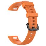 h.r7.12 Back Orange StrapsCo Silicone Rubber Watch Band Strap for Huawei Honor Band 4