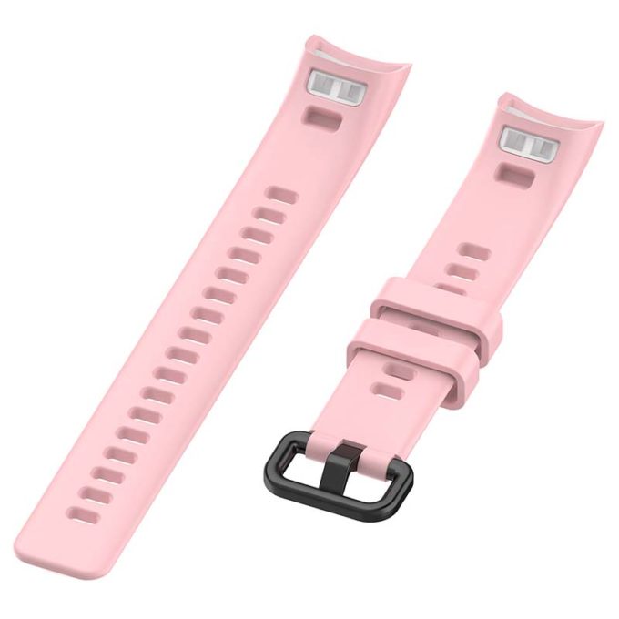 h.r7.13 Angle Pink StrapsCo Silicone Rubber Watch Band Strap for Huawei Honor Band 4
