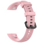 h.r7.13 Back Pink StrapsCo Silicone Rubber Watch Band Strap for Huawei Honor Band 4