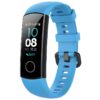 h.r7.5 Main Light Blue StrapsCo Silicone Rubber Watch Band Strap for Huawei Honor Band 4
