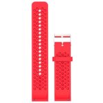 p.r7.6 Up Red StrapsCo Perforated Rubber Watch Band Strap for Polar Vantage M Grit X
