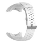 p.r8.22 Back White StrapsCo Perforated Silicone Rubber Watch Band Strap for Polar M400 M430