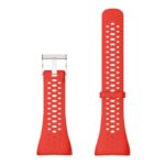 p.r8.6 Up Red StrapsCo Perforated Silicone Rubber Watch Band Strap for Polar M400 M430