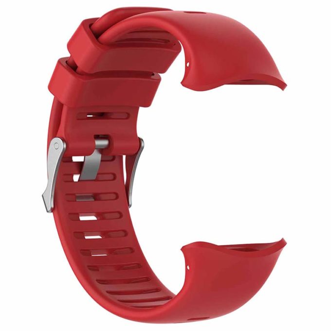 p.r9.6 Alt Red StrapsCo Silicone Rubber Watch Band Strap for Polar Vantage V