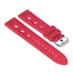 r.ra2 .6a Main Light Red StrapsCo SIlicone Rubber Rally Watch Band Strap