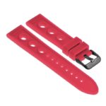 r.ra2 .6a.mb Main Light Red StrapsCo Silicone Rubber Rally Watch Band Strap