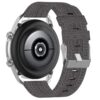 s.ny6 .7a Back Grey StrapsCo Canvas Strap w Polished Silver Buckle for Samsung Galaxy Watch Active 20mm 22mm