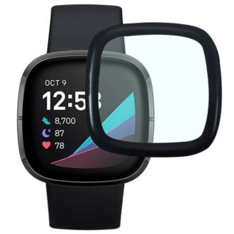 sp6.12 Front StrapsCo PMMA PET Curved Screen Protector for Fitbit Versa 3 Sense
