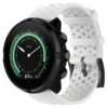 su.r28.22 Main White StrapsCo Perforated Silicone Rubber Watch Band Strap for Suunto 9