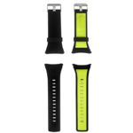 su.r29.11 Up Green StrapsCo Silicone Rubber Watch Band Strap with Case for Suunto Core