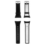 su.r29.22 Up White StrapsCo Silicone Rubber Watch Band Strap with Case for Suunto Core