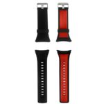 su.r29.6 Up Red StrapsCo Silicone Rubber Watch Band Strap with Case for Suunto Core