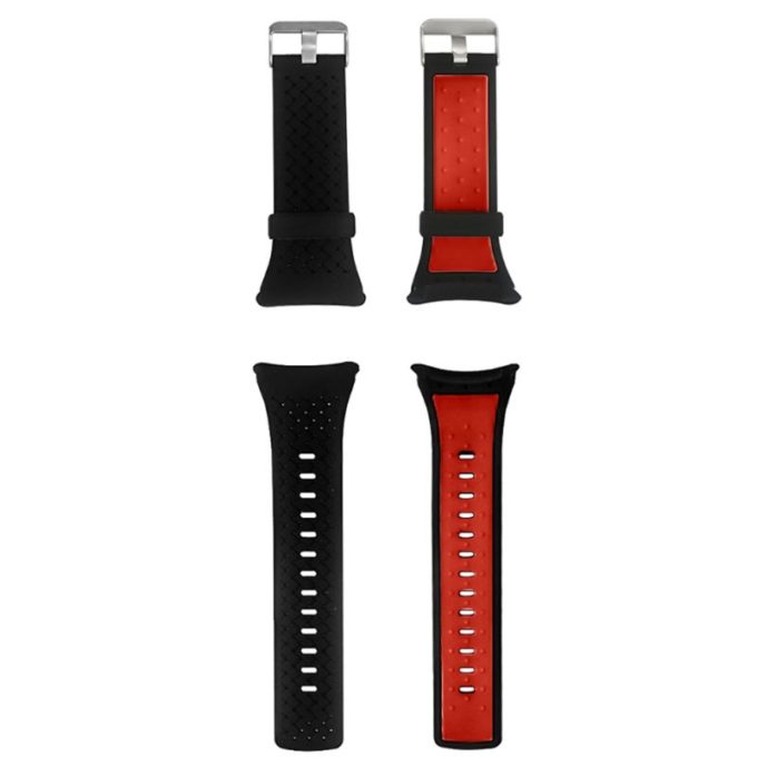 su.r29.6 Up Red StrapsCo Silicone Rubber Watch Band Strap with Case for Suunto Core