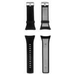 su.r29.7 Up Grey StrapsCo Silicone Rubber Watch Band Strap with Case for Suunto Core