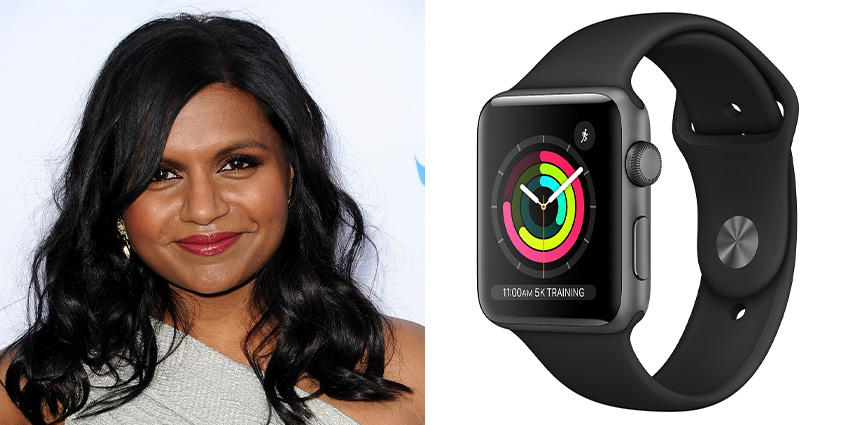 Affordable Watches Worn By Celebrities Mindy Kaling Apple Watch