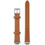 Fb.l40.2 Up Brown StrapsCo Slim Leather Watch Band Strap For Fitbit Inspire 2