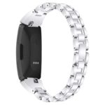 fb.m136.ss Back Silver StrapsCo Metal Alloy Link Watch Band Strap with Rhinestones for Fitbit Inspire 2