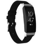 fb.ny20.1 Main Black StrapsCo Canvas Watch Band Strap for Fitbit Inspire 2
