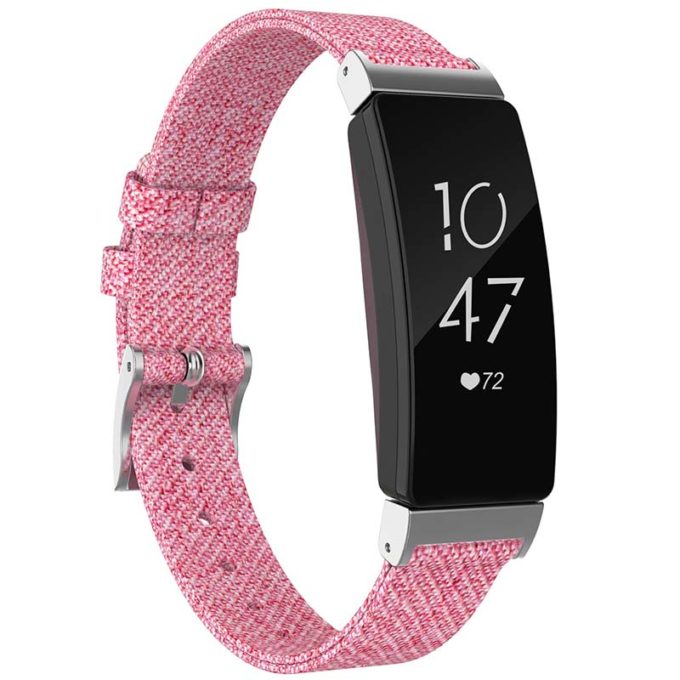 fb.ny20.13 Main Pink StrapsCo Canvas Watch Band Strap for Fitbit Inspire 2