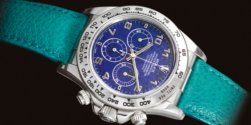 Most Expensive Rolex Watches Ever Sold #6 Rolex Daytona 16516 Lapis Lazuli