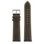 st27.1.10 up Black Yellow Carbon Fiber Strap