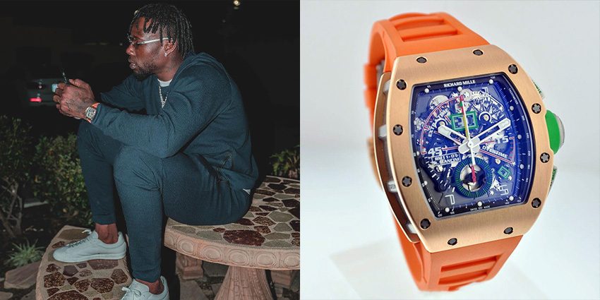 Super Bowl Wrist Check Watches Of Chiefs And Buccaneers Jason Pierre Paul Richard Mille 2