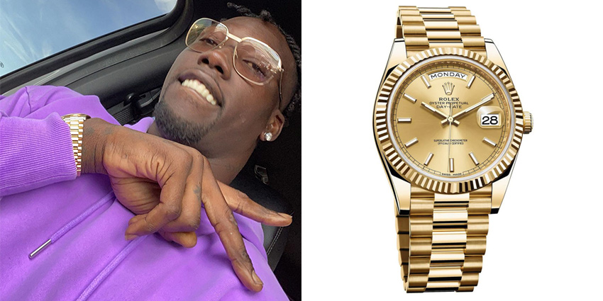 Super Bowl Wrist Check Watches Of Chiefs And Buccaneers Jason Pierre Paul Rolex 2