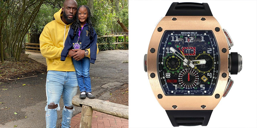 Super Bowl Wrist Check Watches Of Chiefs And Buccaneers Leonard Fournette Richard Mille 2