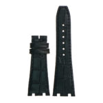 ap.l4.1.1 DASSARI Croc Embosed Leather Strap for Audemars Piguet in Black 2