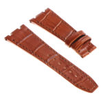 ap.l4.3.3 DASSARI Croc Embosed Leather Strap for Audemars Piguet in Tan
