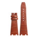 ap.l4.3.3 DASSARI Croc Embosed Leather Strap for Audemars Piguet in Tan 2