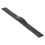 m.fl1 .mb Angle Black StrapsCo Stainless Steel Flat Link Bracelet 18mm 19mm 20mm 21mm 22mm