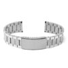 m.fl1 .ps .bs Main Polished Brushed Silver StrapsCo Stainless Steel Flat Link Bracelet 18mm 19mm 20mm 21mm 22mm