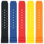 r.sk4 All Color StrapsCo Perforated Silicone Rubber Strap for Seiko Diver 20mm 22mm 24mm