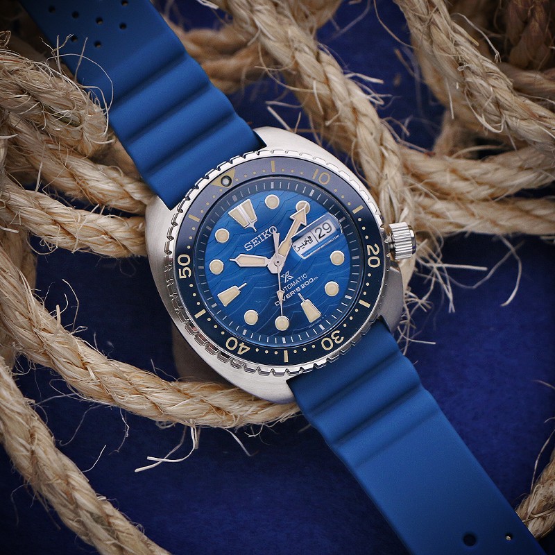 Perforated Rubber Strap for Diver | StrapsCo