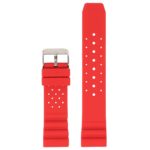 r.sk4 .6 Up Red StrapsCo Perforated Silicone Rubber Strap for Seiko Diver 20mm 22mm 24mm