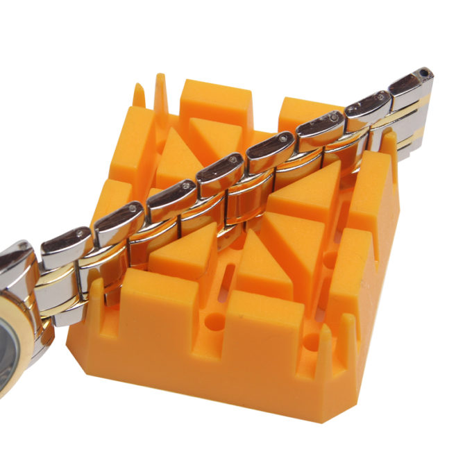 t.bh1 .12 Angle Orange Watch Band Bracelet Holder Block