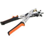 t.hp2 Angle StrapsCo Rotary Leather Hand Held Hole Puncher Plier 6 Sizes