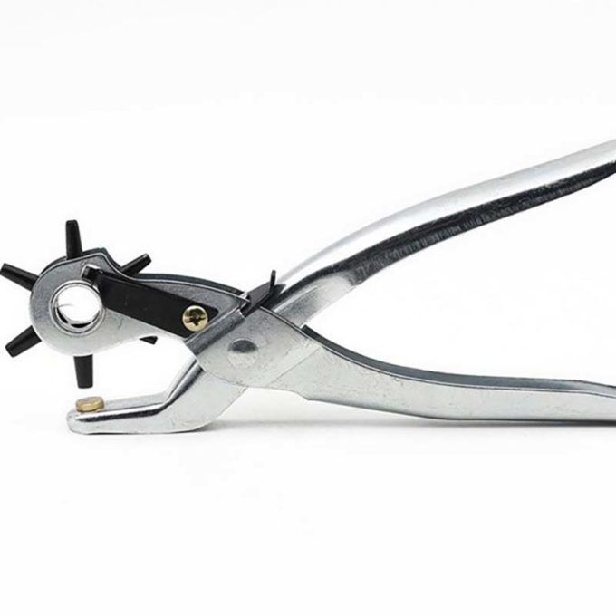 t.hp3 Front StrapsCo Stainless Steel Rotary Leather Watch Band Hole Punch Plier
