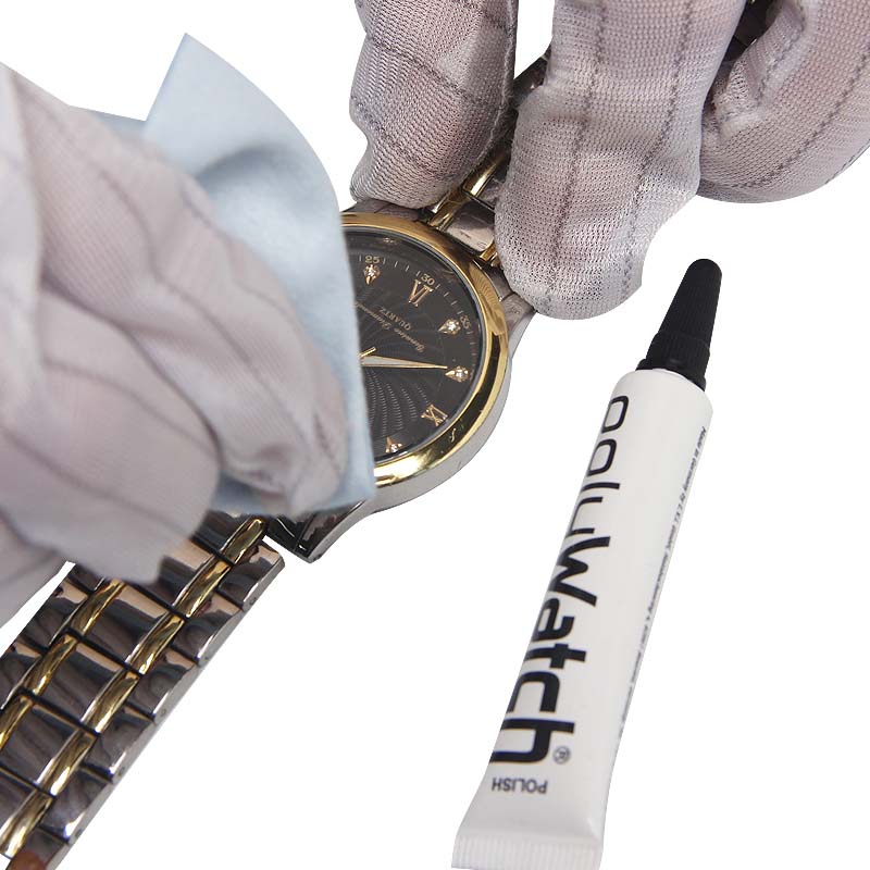 How to remove scratches from a watch face. Polywatch review. Acrylic  crystal scratch remover. 