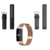 Variety Strap Bundle for Fitbit Charge 4 Charge 3 Black Rose Gold Black