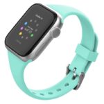 a.r18.11b Main Mint Green StrapsCo Smooth Slim Thin Silicone Rubber Watch Band Strap for Apple Watch