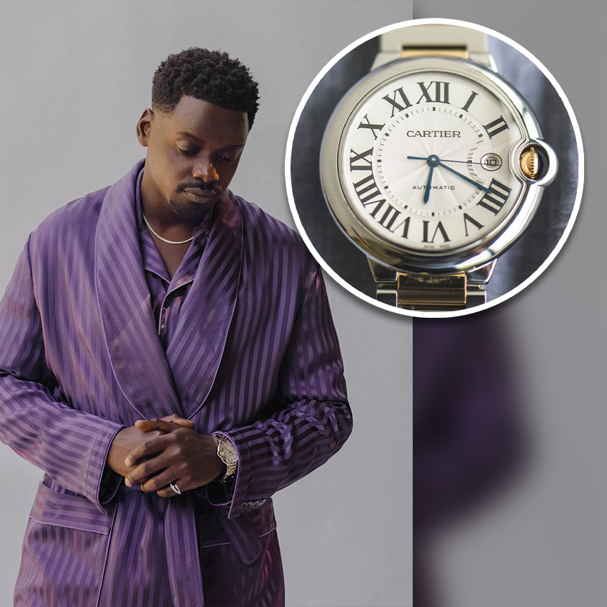 Academy Award Nomiees And Their Watches Daniel Kaluuya Cartier Ballon Bleu