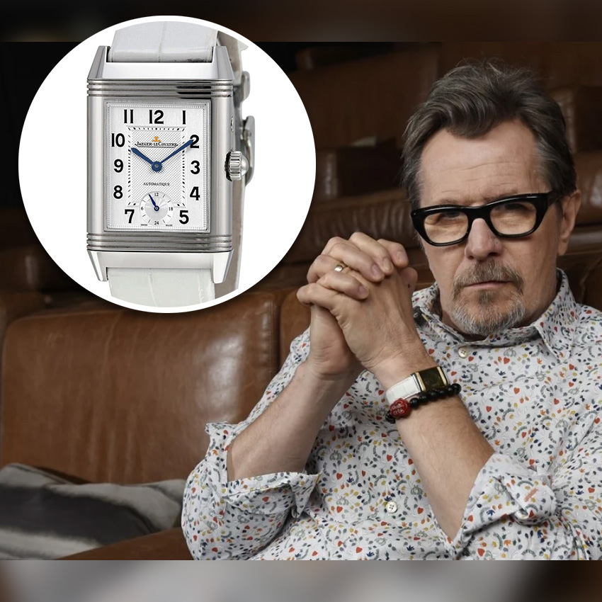 Academy Award Nomiees And Their Watches Gary Oldman Jaeger Lecoultre Reverso