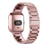 Fb.m51.pg Back Pink Gold StrapsCo Stainless Steel Watch Band Strap For Fitbit Versa 2 Lite