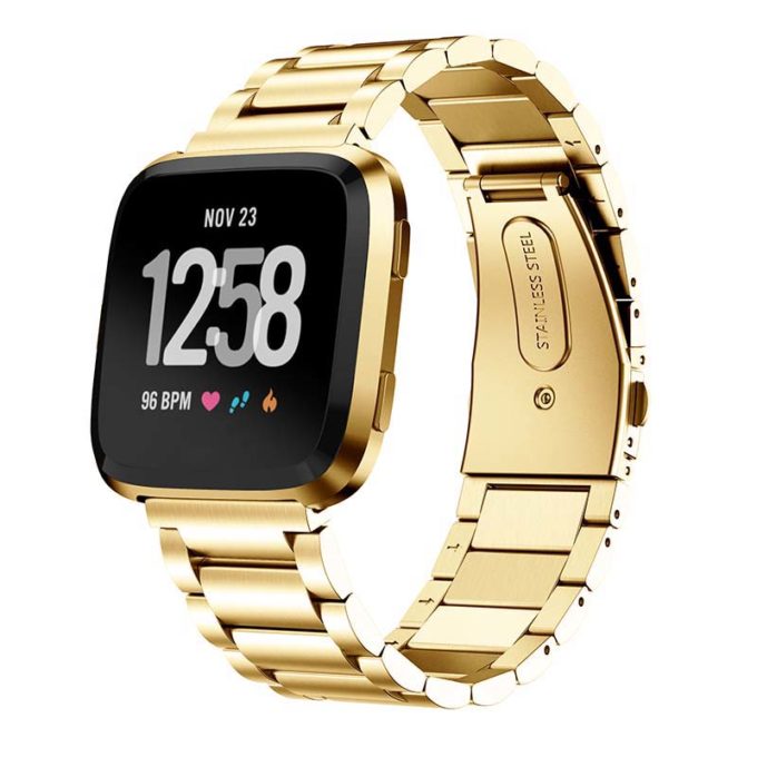 Fb.m51.yg Main Yellow Gold StrapsCo Stainless Steel Watch Band Strap For Fitbit Versa 2 Lite