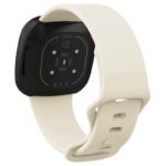 fb.r59.22a Back Eggshell White StrapsCo Silicone Rubber Infinity Watch Band Strap for Fitbit Versa 3 Fitbit Sense